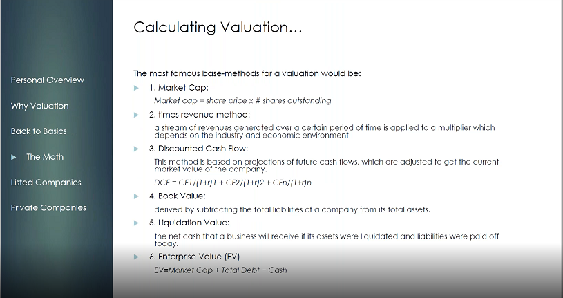 WIForum Digital Conference_Karim Raffa_Company Valuation